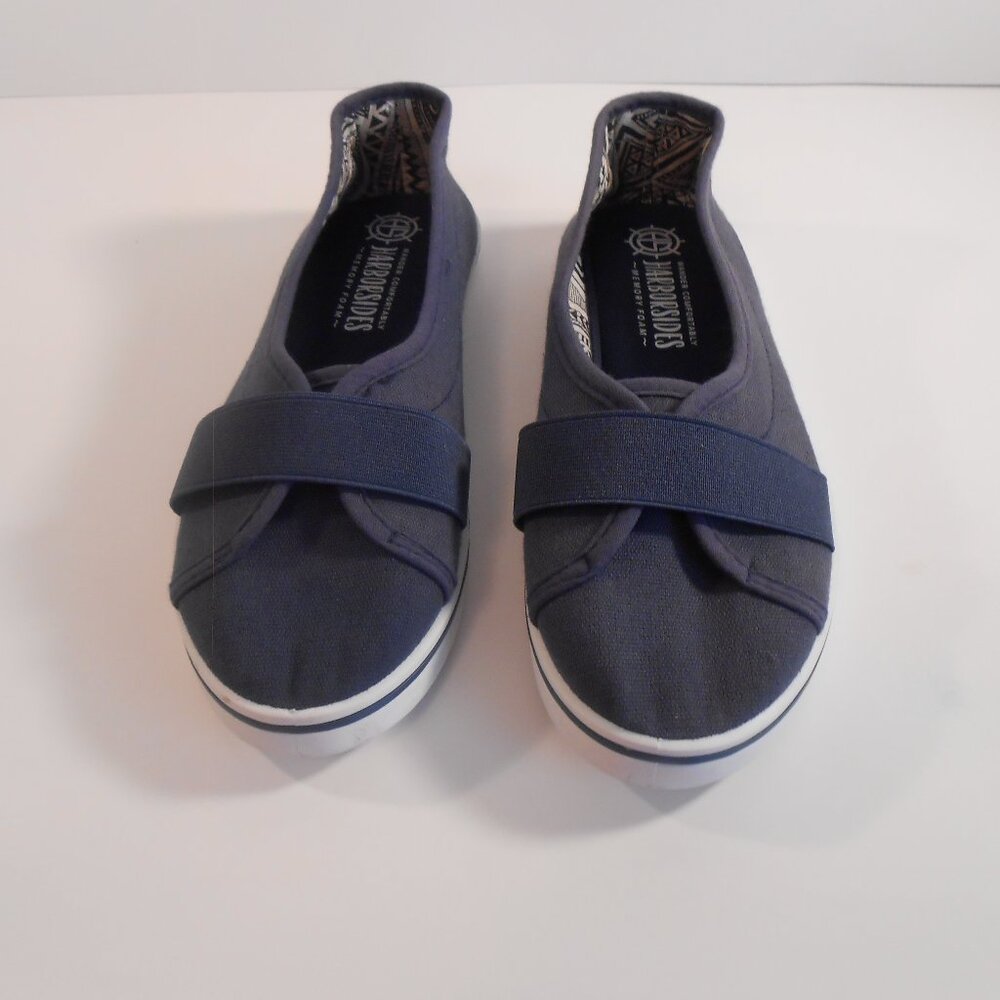 Harborside Verona Canvas Slip-on Navy - Women's 6W